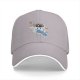Black Baseball Cap With Raccoon Skateboarding Graphic