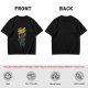 Olive T-shirt with Astronaut Cat 'I'm Just Here For The Milk' Print