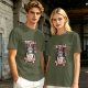 Olive Graphic Tee With Morning Ritual Devil Dog Coffee Print