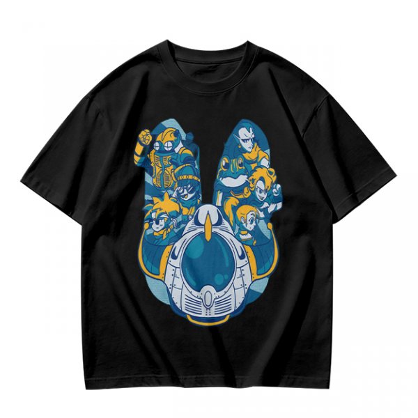 Chrono Trigger Characters and Pod Graphic Olive T-Shirt