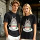 Totoro in Teacup Graphic Olive T-Shirt