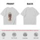 Olive graphic t-shirt with 'I can be a real devil before my coffee' print