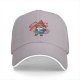 Black baseball cap with Chibi Gnome Print and Chappell Gnome Text