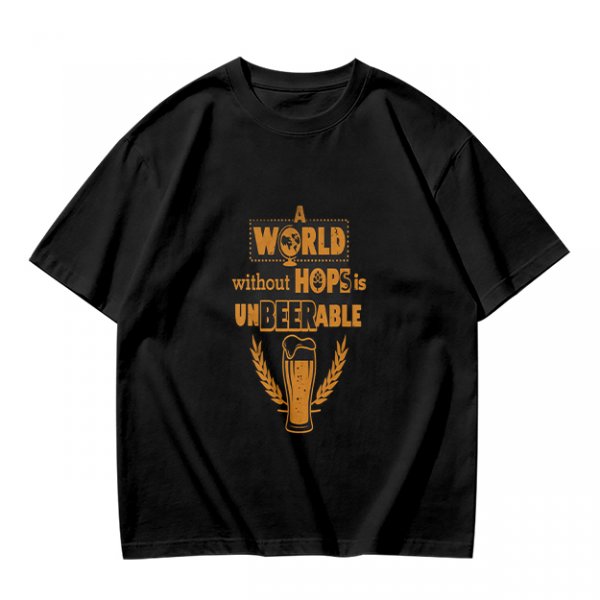 A World Without Hops Is Unbeerable Beer Lover T-Shirt