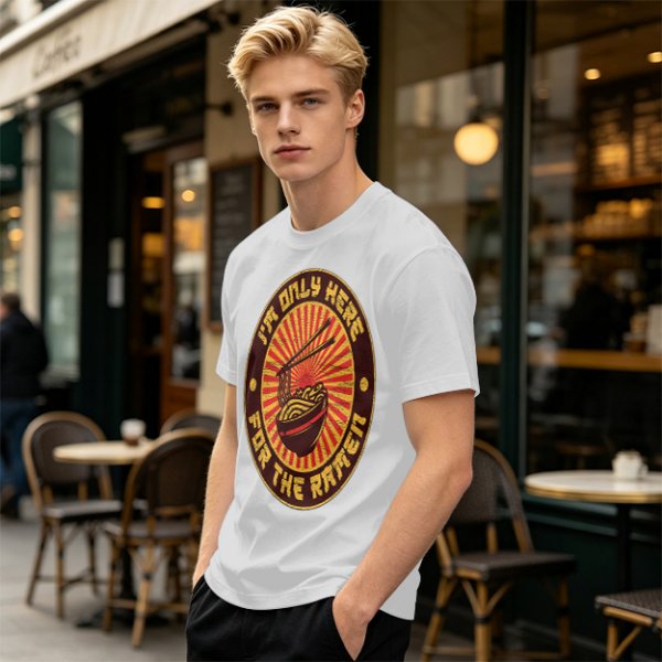 I'm Only Here For The Ramen Graphic Tee