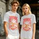 Olive T-Shirt with Cute Takoyaki Chef Graphic Print