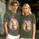 Olive Christmas Elf Ornament T-Shirt with 'This is Xmass' Print