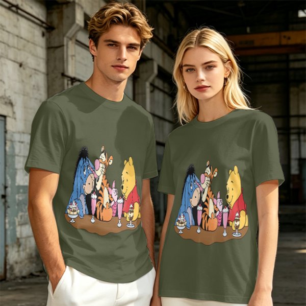 Winnie the Pooh and Friends Ice Cream Graphic T-Shirt