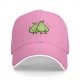Black Baseball Cap With Funny Cartoon Pears Graphic