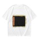 Olive Green T-Shirt With Distressed Retro TV Graphic Print