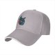 Black baseball cap featuring a cute dragon reading a red book