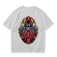 Orc-like magical creature graphic olive green t-shirt