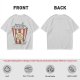 Olive T-Shirt With Pop Cats Popcorn Bucket Graphic