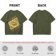 Olive Graphic Tee With 'F*** Around And Find Out' Uno Reverse Card Print