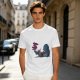 Olive T-Shirt With Dark Souls Knight At Campfire Death Sign Print