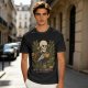 Skeleton with Coffee and Plants T-Shirt Graphic