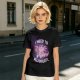 Olive t-shirt with axolotl 'I need to relaxolotl' graphic
