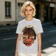 Olive Halloween Trick or Treat Skull Jack-o'-lantern Graphic T-Shirt