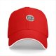 Black baseball cap with Bring Coffee mug graphic design