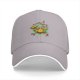 Black Baseball Cap With Chocobo Gaming Graphic Print