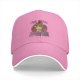 Black baseball cap with 'I'm Fine My Fine Face' grumpy cat print