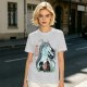 Anime Dragon and Girl Graphic Tee for Fantasy Fans