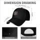 Black baseball cap with White Dragon Noodle Bar graphic design