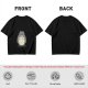 Olive T-shirt with Angry Totoro Graphic Print