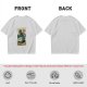 Olive T-Shirt with Godzilla Pizza First Destroy Later Print
