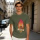 Olive T-Shirt Featuring Calcifer The Fire Demon Artwork