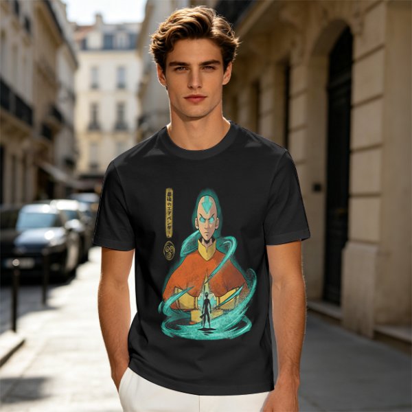 Avatar Aang Airbender Graphic Tee for Anime Fans