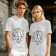 Olive T-Shirt With D20 Nat 1 Critical Fail Print
