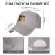Black baseball cap with cartoon bear costume character in fiery cave print
