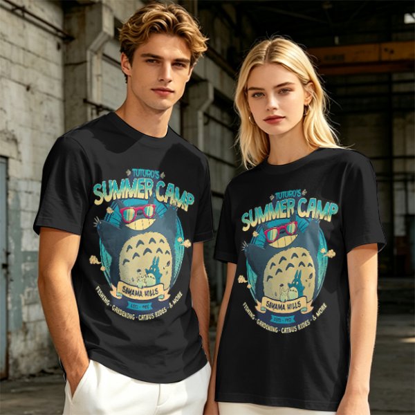 Totoro's Summer Camp Graphic T-Shirt