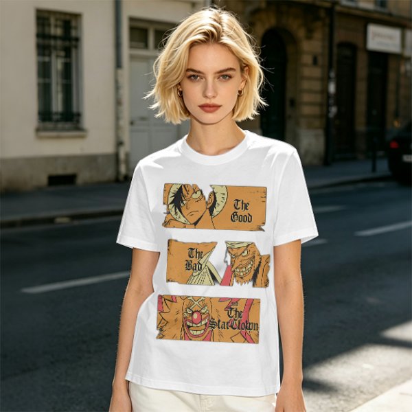 One Piece The Good The Bad The Star Clown Graphic T-Shirt