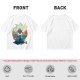 Hunter x Hunter Anime Graphic Tee with Sunset Landscape Art