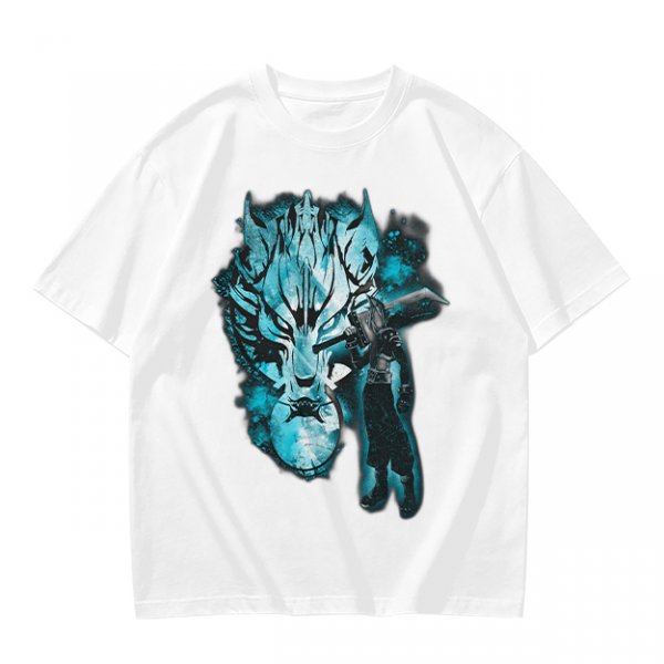 Olive Green T-Shirt With Alien Warrior Graphic Print