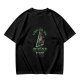 Olive t-shirt with 'Pray for the Great Old Dice' cosmic horror print
