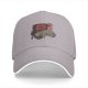Black baseball cap with sleeping cat on retro computer graphic