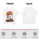 Olive graphic t-shirt with nervous white cat and 'All of my systems are nervous' text
