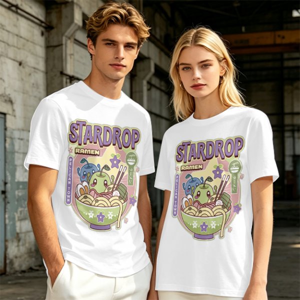 Stardrop Ramen Pelican Town Cute Graphic T-Shirt