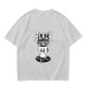 Olive t-shirt with Black Coffee gothic angry cup pentagram print