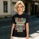 Olive graphic tee with 'Therapy is expensive sarcasm is free' print