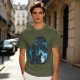 Olive T-shirt with How to Train Your Dragon Toothless and Hiccup Art