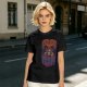 Olive Graphic T-Shirt With Dark Throne Skeleton Art Print