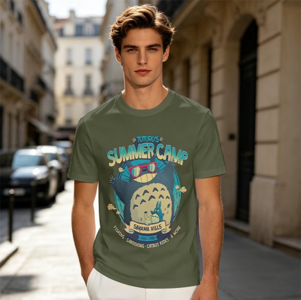 Totoro's Summer Camp Graphic T-Shirt