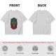 Olive Green T-Shirt With Colorful Mystical Geometric Tree Print