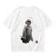 Olive T-Shirt Featuring Princess Mononoke Warrior Artwork