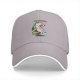 Black Baseball Cap With Dancing Unicorn Rainbow Graphic
