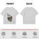 Olive T-Shirt With Party Skull Wearing Pink Shutter Shades